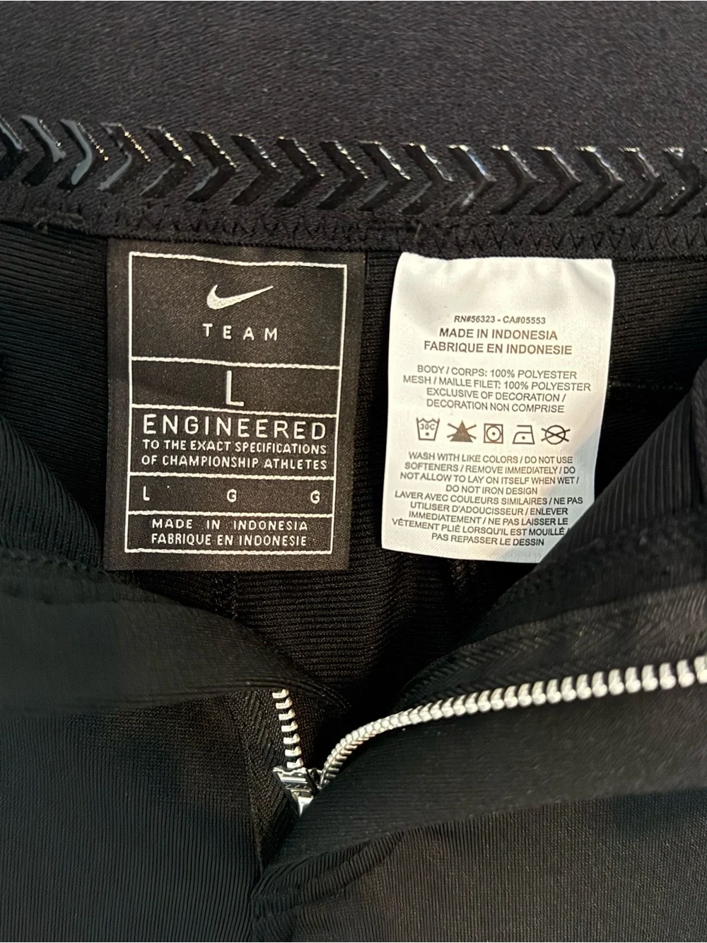 NWT Nike Black vapor select 2 baseball pants size large dri-fit team engineered